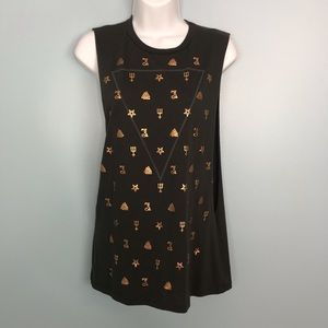 Corner Shop Olive Green Sleeveless Tee